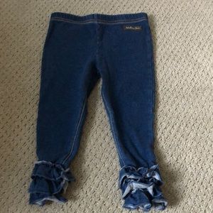 Matilda Jane ruffled jean legging